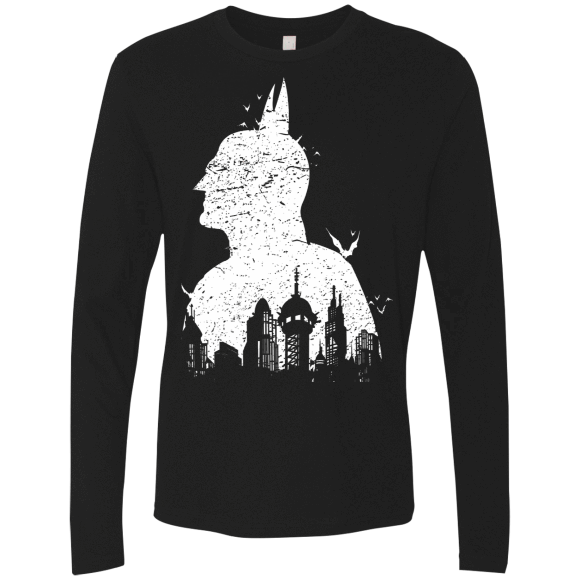 T-Shirts Black / S Gotham Shadow Men's Premium Long Sleeve