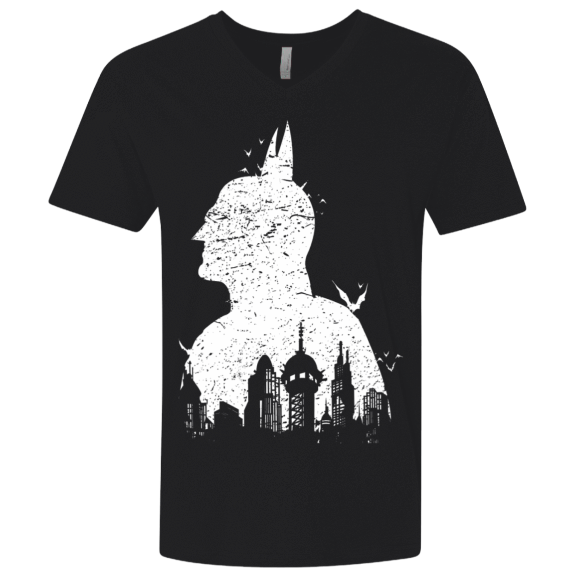 T-Shirts Black / X-Small Gotham Shadow Men's Premium V-Neck