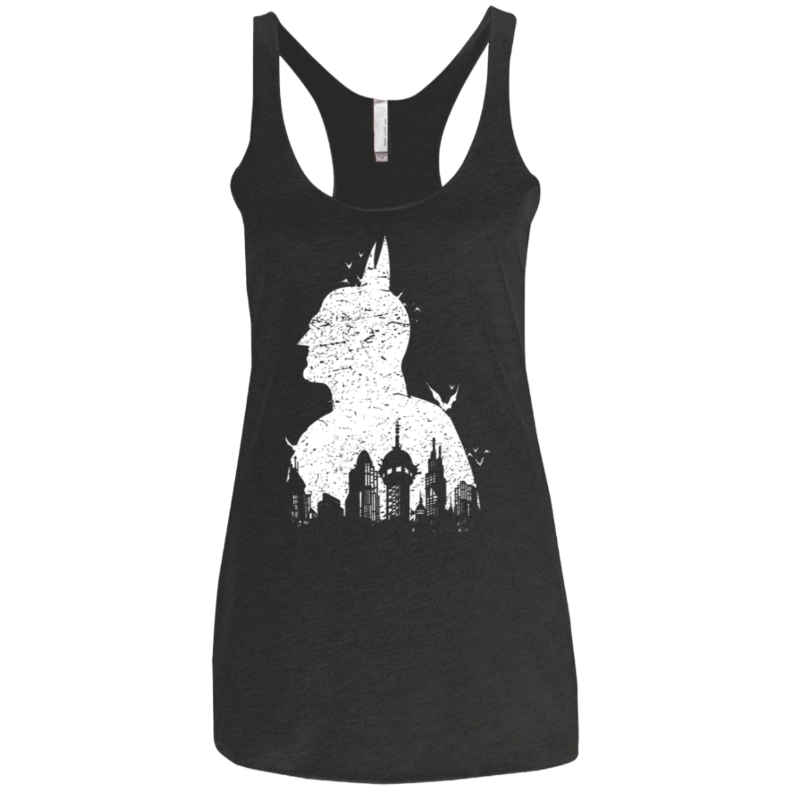 T-Shirts Vintage Black / X-Small Gotham Shadow Women's Triblend Racerback Tank