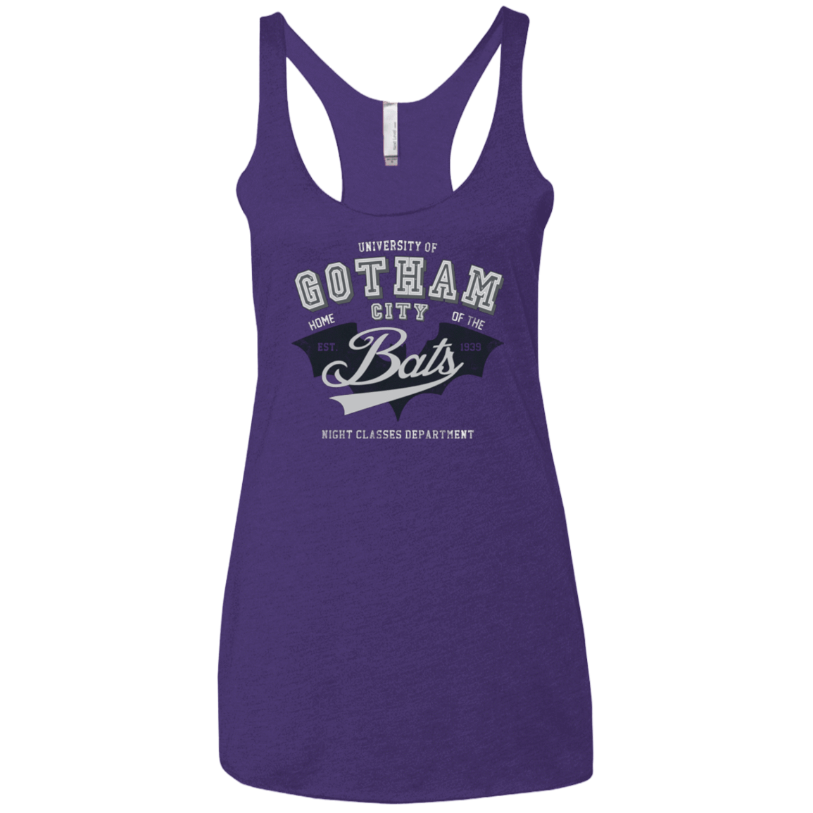 T-Shirts Purple / X-Small Gotham U Women's Triblend Racerback Tank