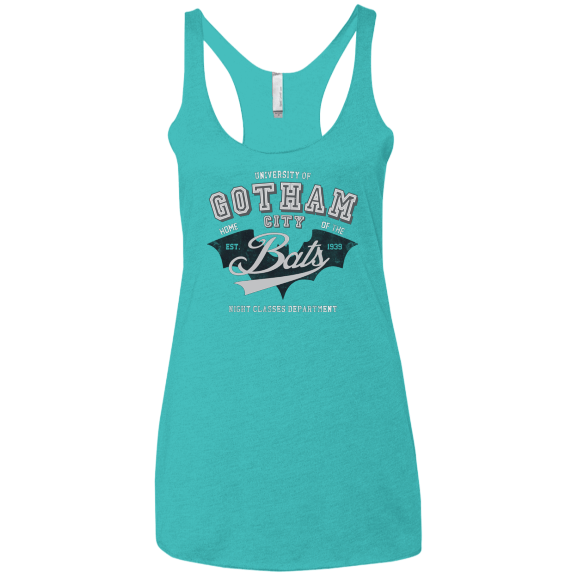 T-Shirts Tahiti Blue / X-Small Gotham U Women's Triblend Racerback Tank