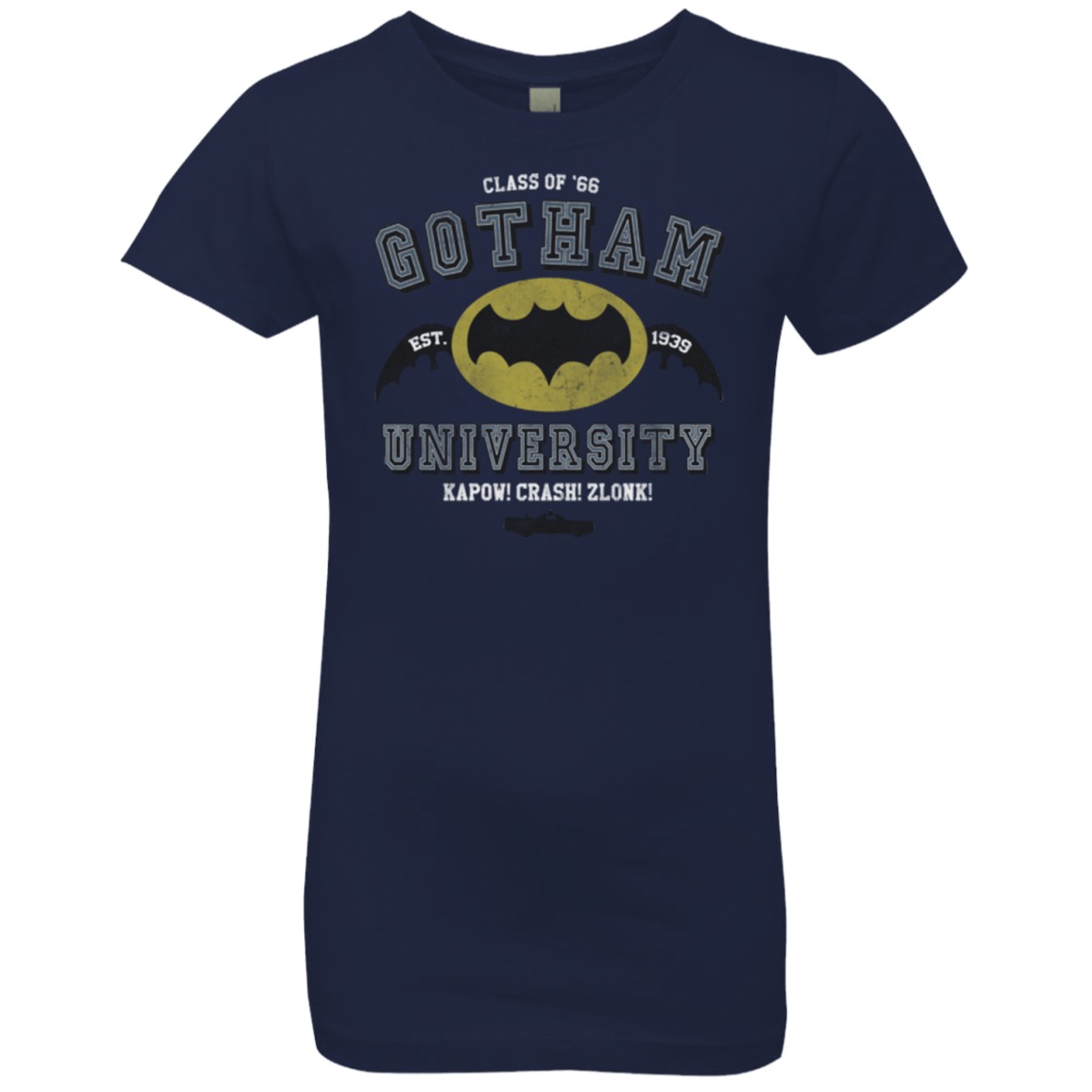 T-Shirts Midnight Navy / YXS Gotham University Girls Premium T-Shirt