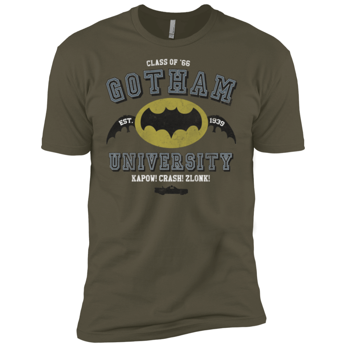 T-Shirts Military Green / X-Small Gotham University Men's Premium T-Shirt