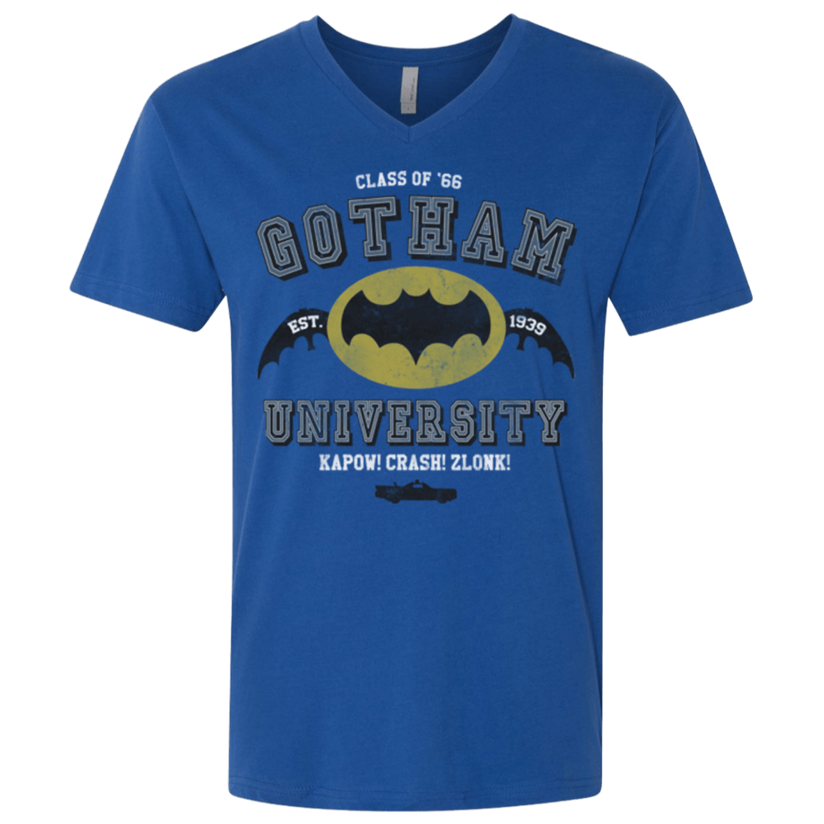 T-Shirts Royal / X-Small Gotham University Men's Premium V-Neck