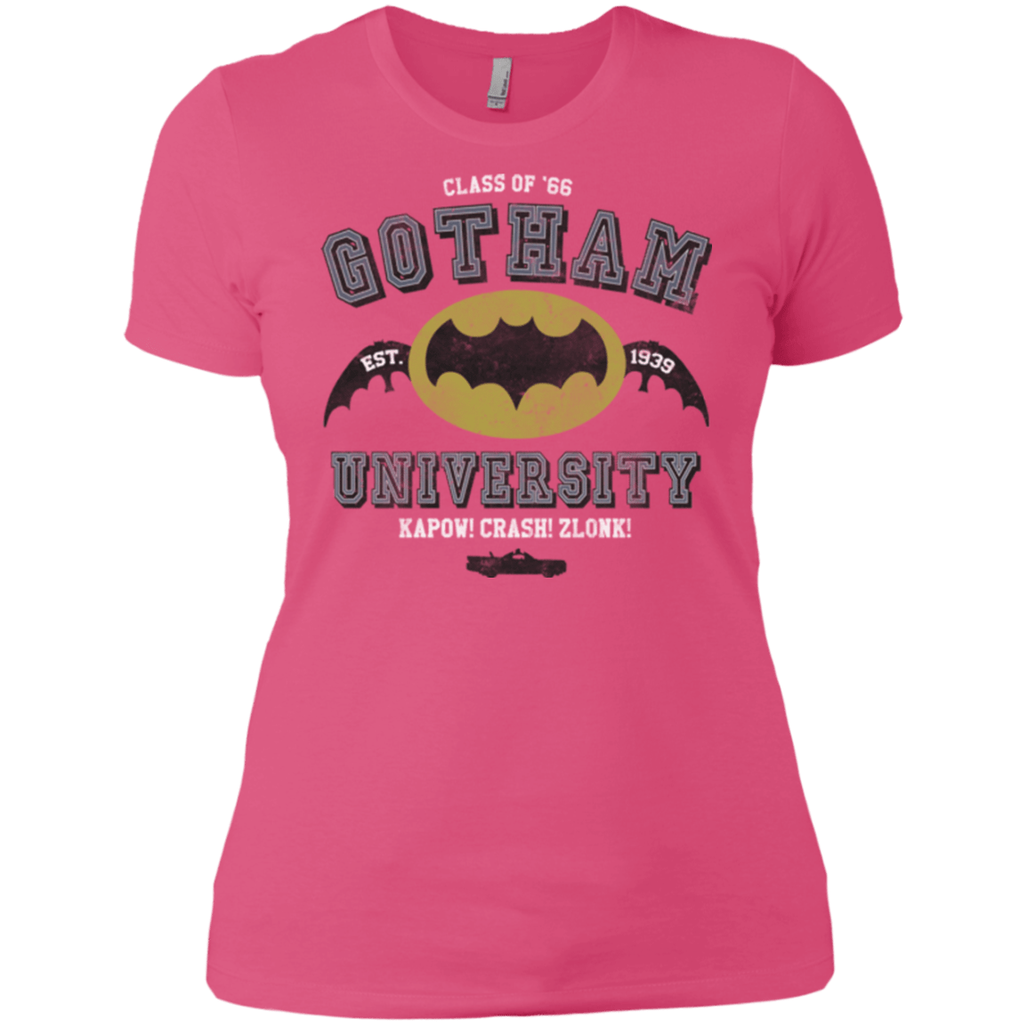 T-Shirts Hot Pink / X-Small Gotham University Women's Premium T-Shirt