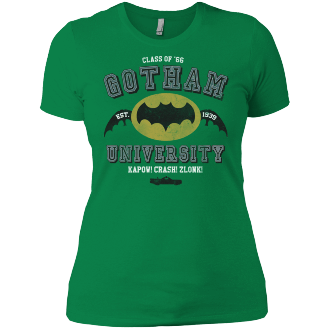 T-Shirts Kelly Green / X-Small Gotham University Women's Premium T-Shirt