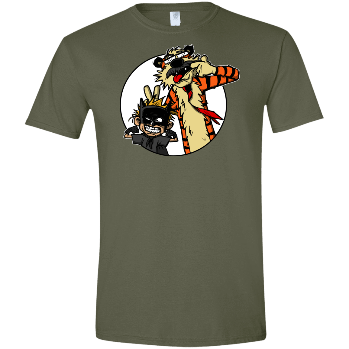 T-Shirts Military Green / Small Gothams Finest Men's Semi-Fitted Softstyle