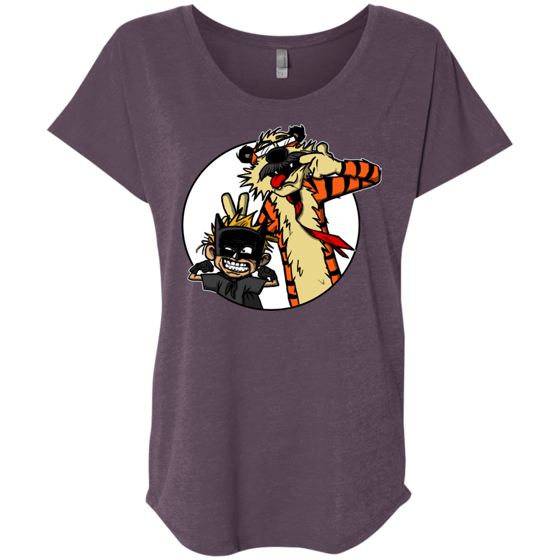 T-Shirts Vintage Purple / X-Small Gothams Finest Triblend Dolman Sleeve