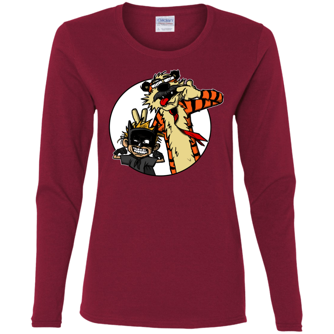 T-Shirts Cardinal / Small Gothams Finest Women's Long Sleeve T-Shirt