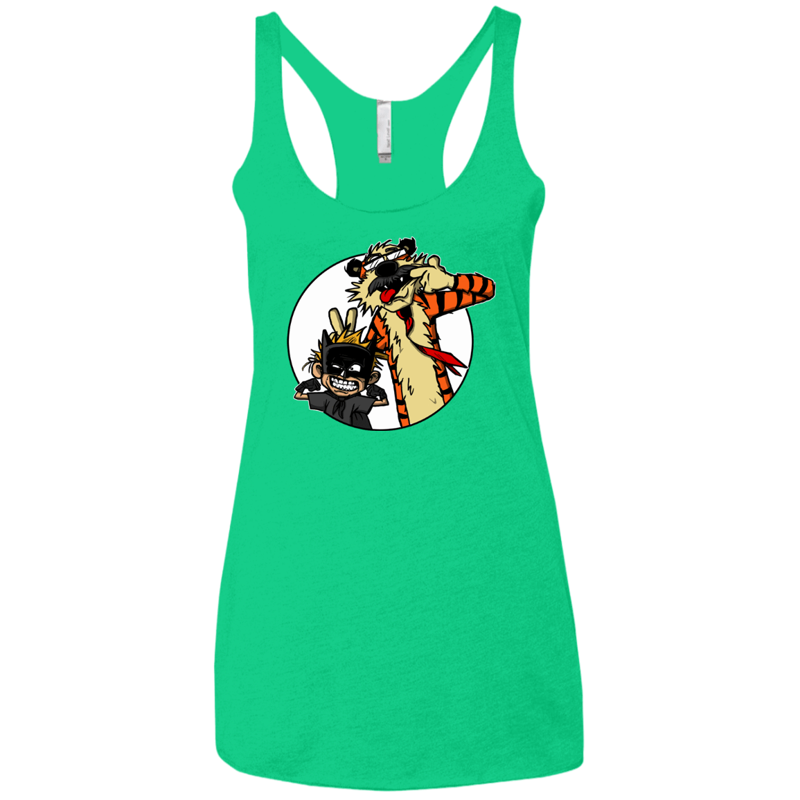 T-Shirts Envy / X-Small Gothams Finest Women's Triblend Racerback Tank