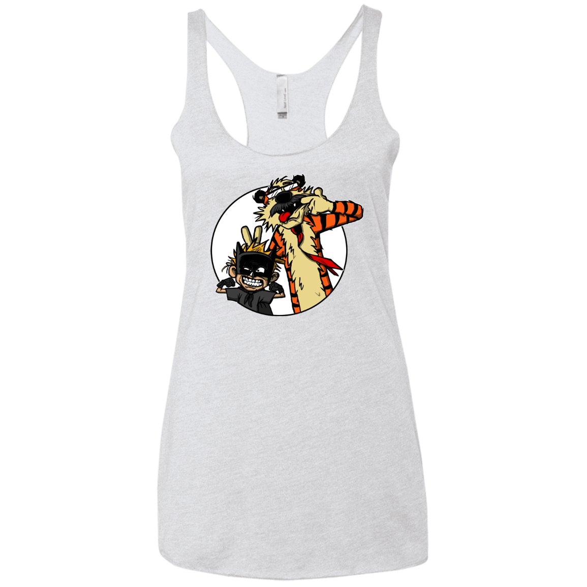T-Shirts Heather White / X-Small Gothams Finest Women's Triblend Racerback Tank