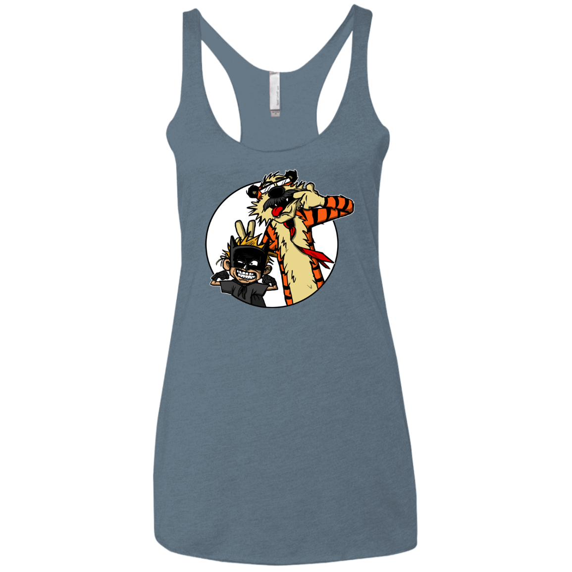T-Shirts Indigo / X-Small Gothams Finest Women's Triblend Racerback Tank