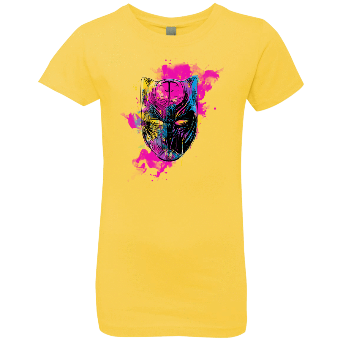 T-Shirts Vibrant Yellow / YXS Graffiti Panther Girls Premium T-Shirt