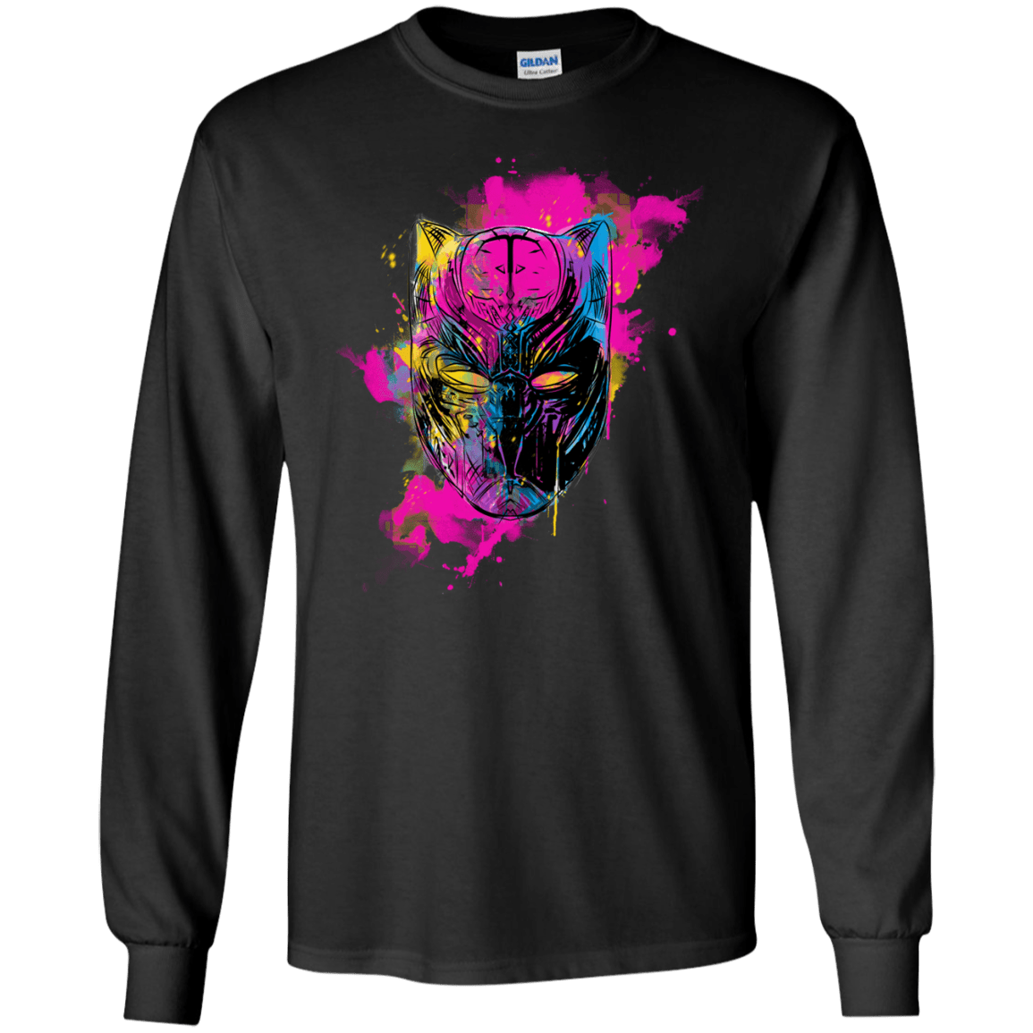 Graffiti Panther Men's Long Sleeve T-Shirt