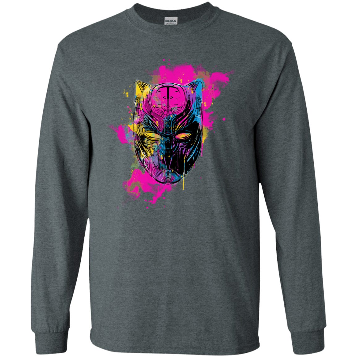 Graffiti Panther Men's Long Sleeve T-Shirt