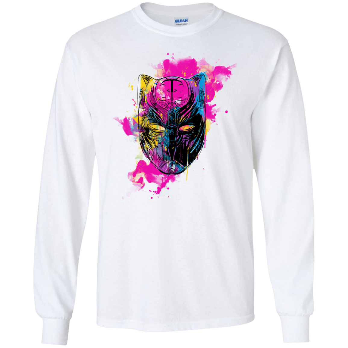 Graffiti Panther Men's Long Sleeve T-Shirt