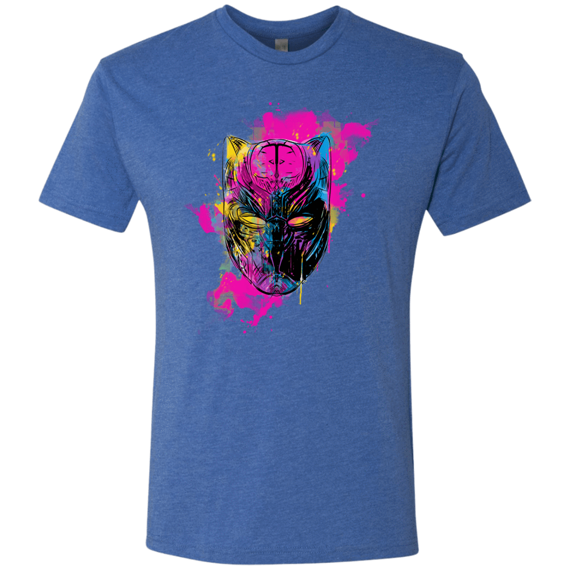 T-Shirts Vintage Royal / S Graffiti Panther Men's Triblend T-Shirt