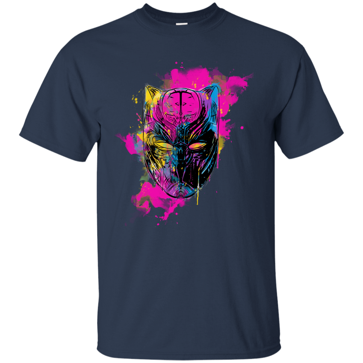 T-Shirts Navy / S Graffiti Panther T-Shirt