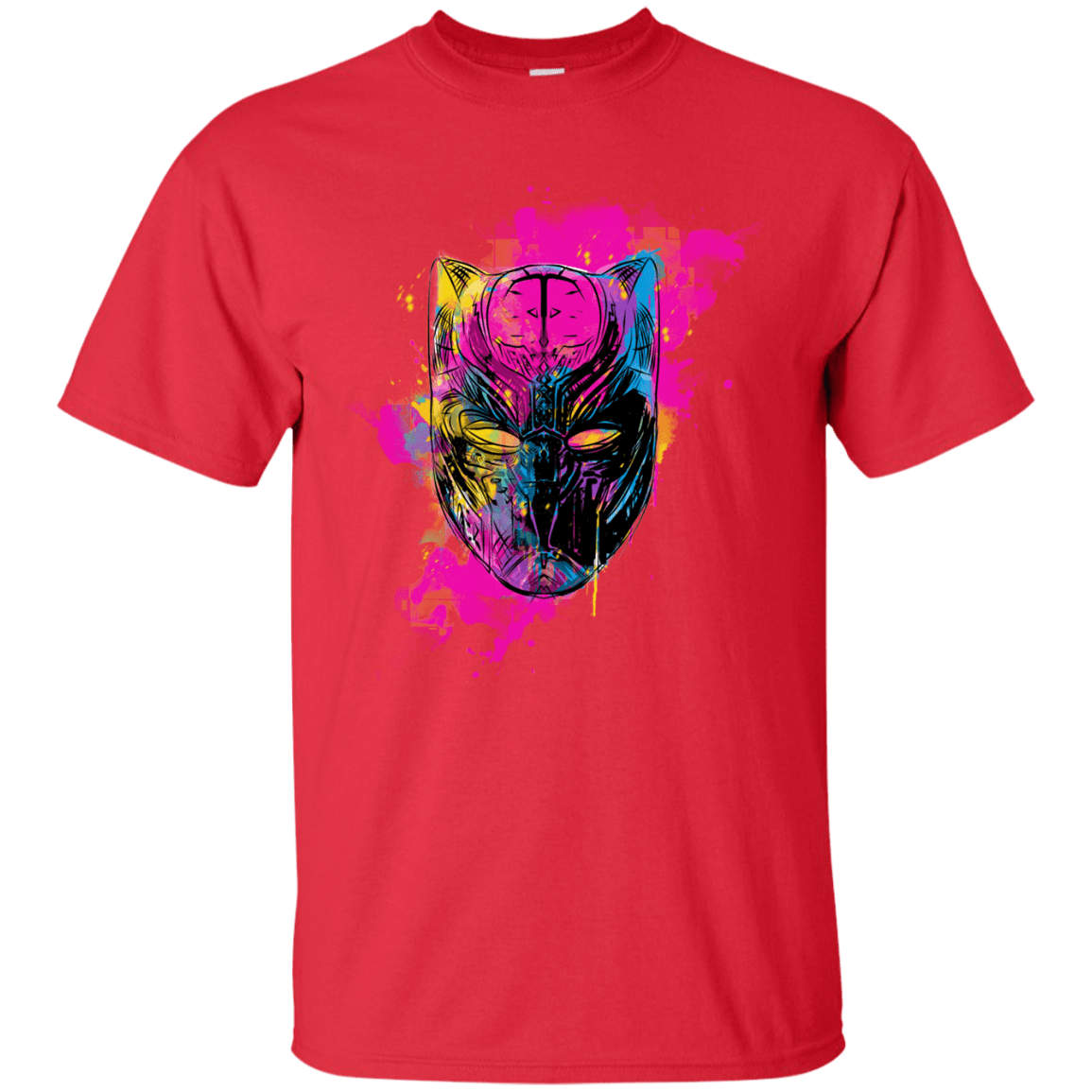 T-Shirts Red / S Graffiti Panther T-Shirt