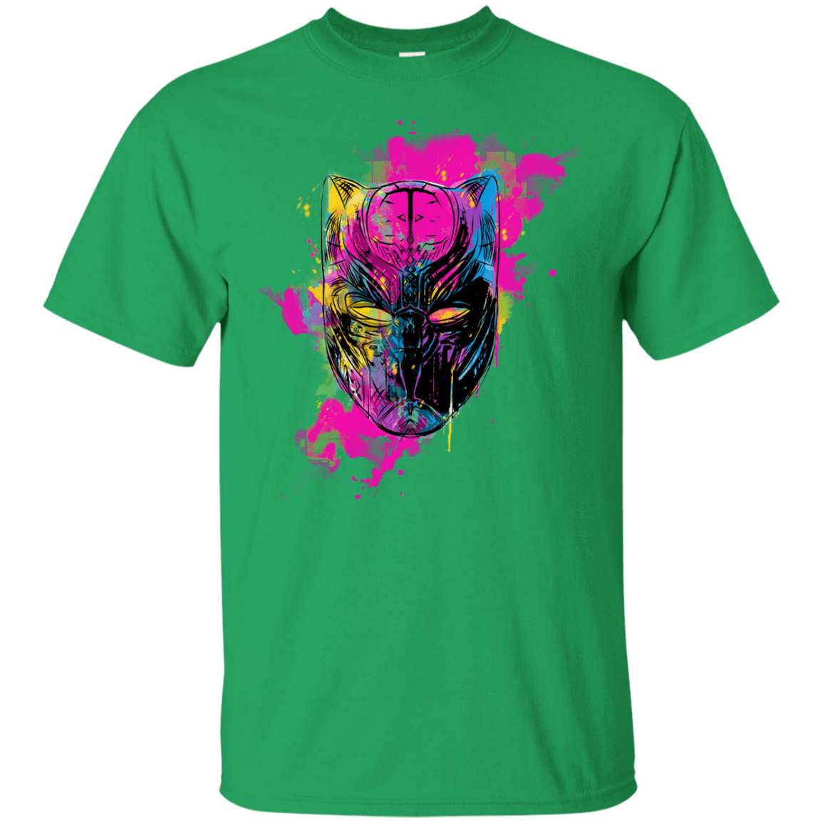 T-Shirts Irish Green / YXS Graffiti Panther Youth T-Shirt