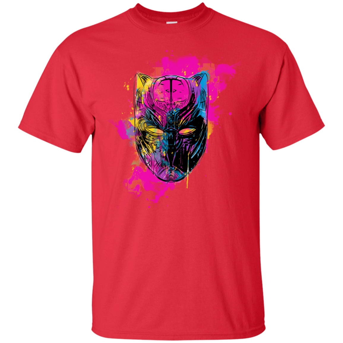 T-Shirts Red / YXS Graffiti Panther Youth T-Shirt