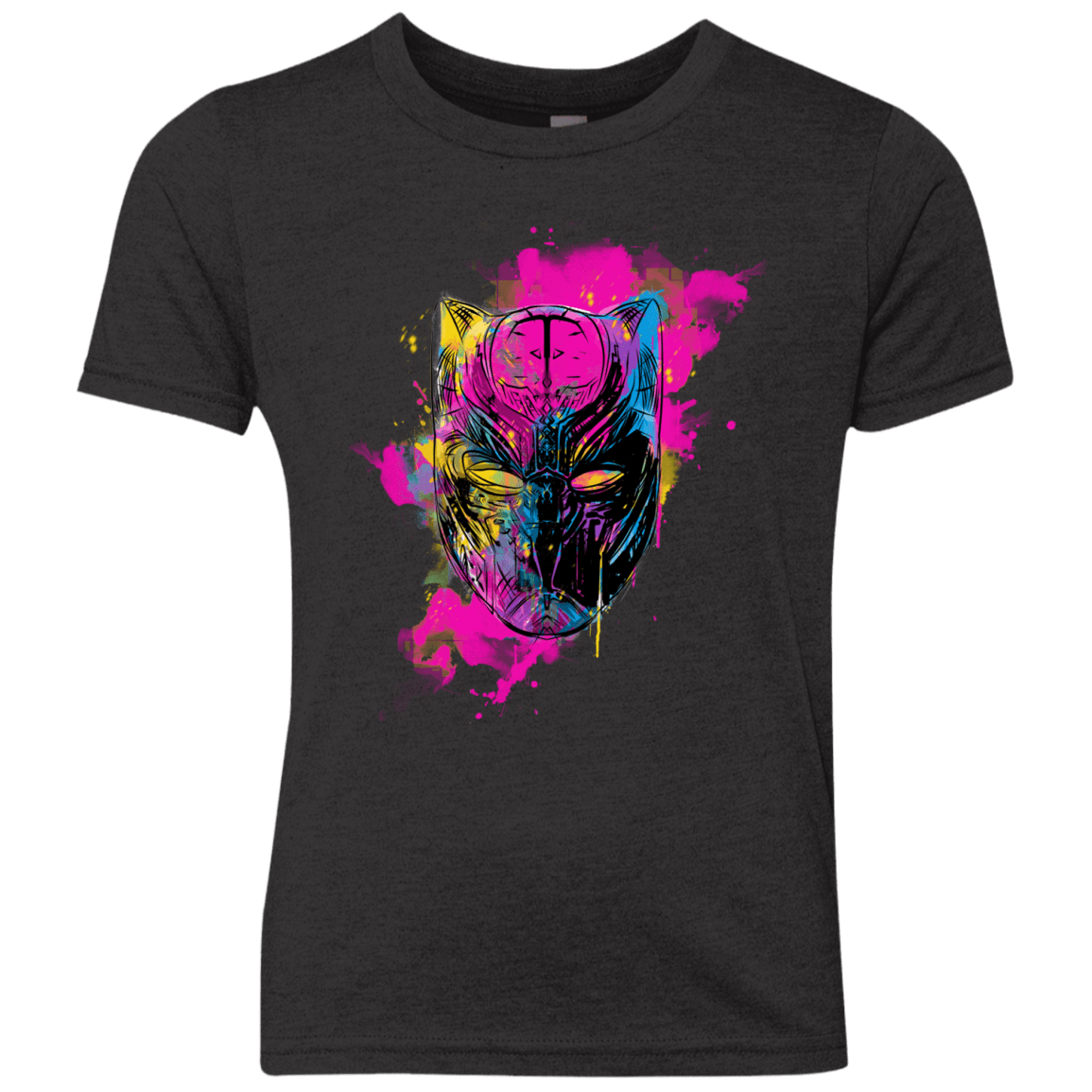 Graffiti Panther Youth Triblend T-Shirt