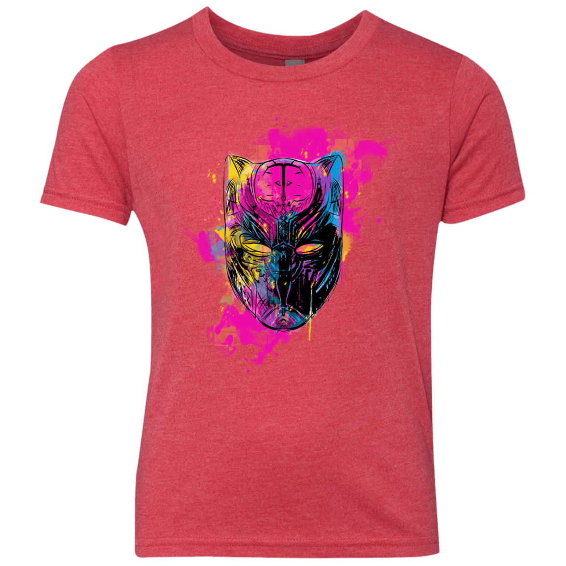 Graffiti Panther Youth Triblend T-Shirt