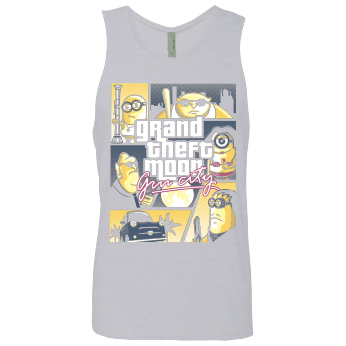 T-Shirts Heather Grey / Small Grand theft moon Men's Premium Tank Top