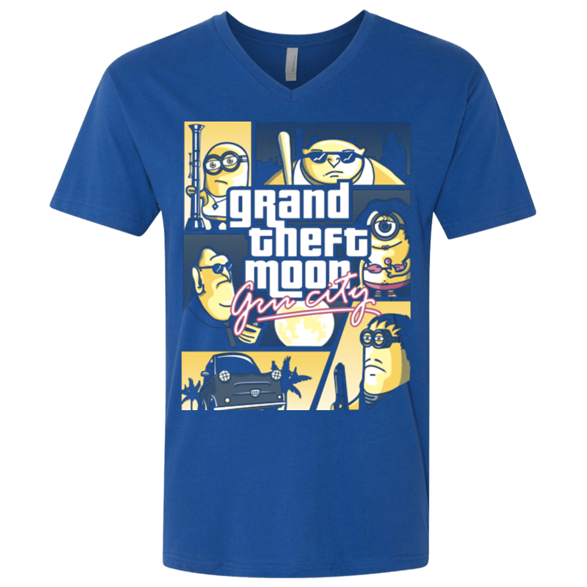 Grand theft moon Men's Premium V-Neck