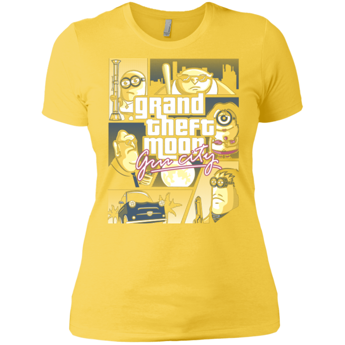 T-Shirts Vibrant Yellow / X-Small Grand theft moon Women's Premium T-Shirt
