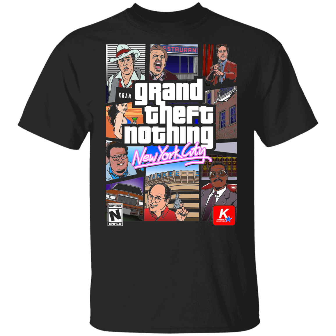 T-Shirts Black / YXS Grand Theft Nothing Youth T-Shirt