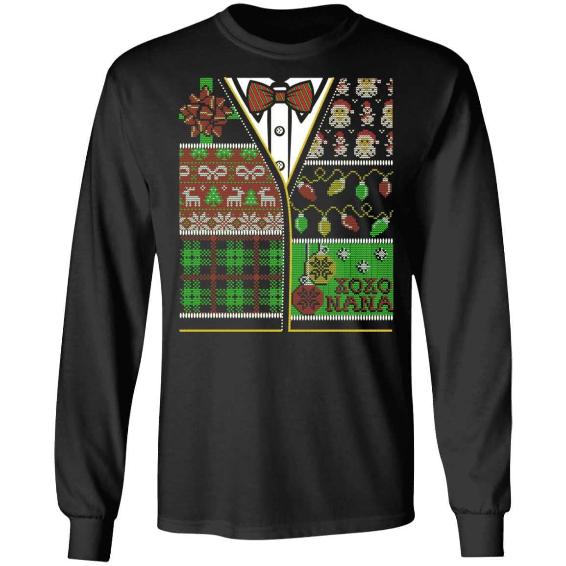 T-Shirts Black / S Grandmas Gift Men's Long Sleeve T-Shirt