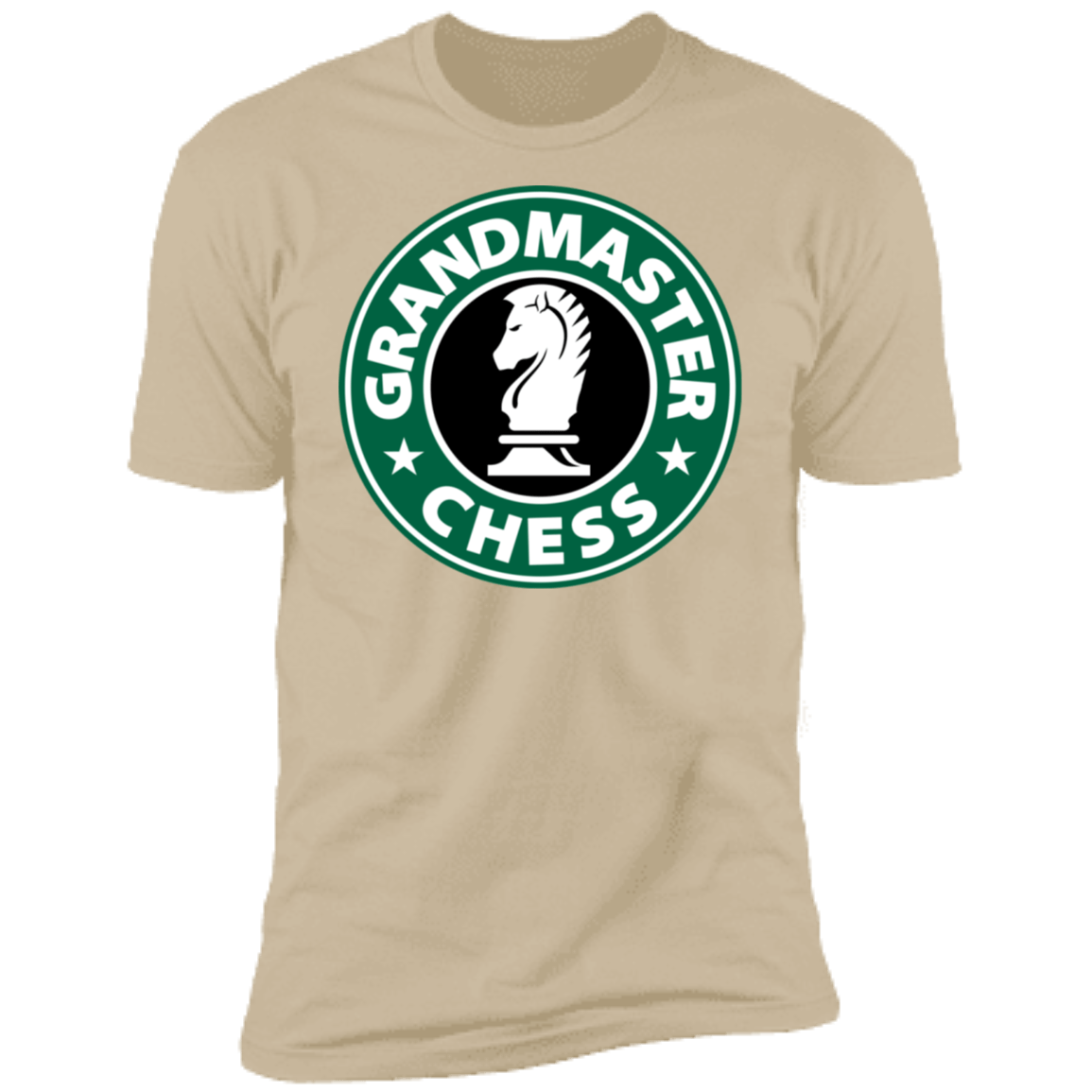 T-Shirts Sand / S Grandmaster Chess Men's Premium T-Shirt