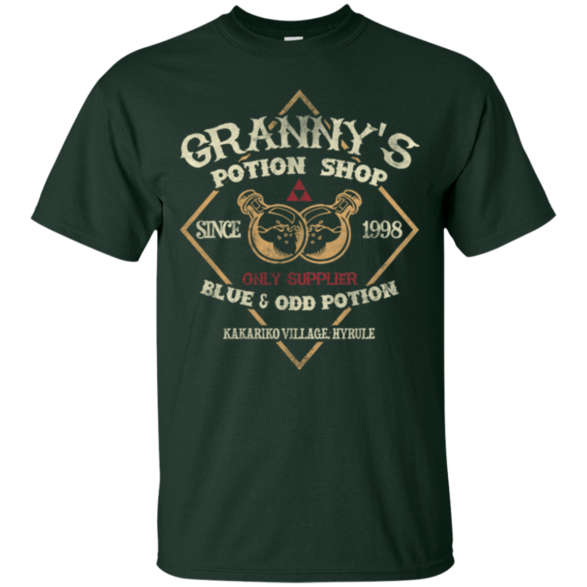T-Shirts Forest Green / Small Granny's Potion Shop T-Shirt
