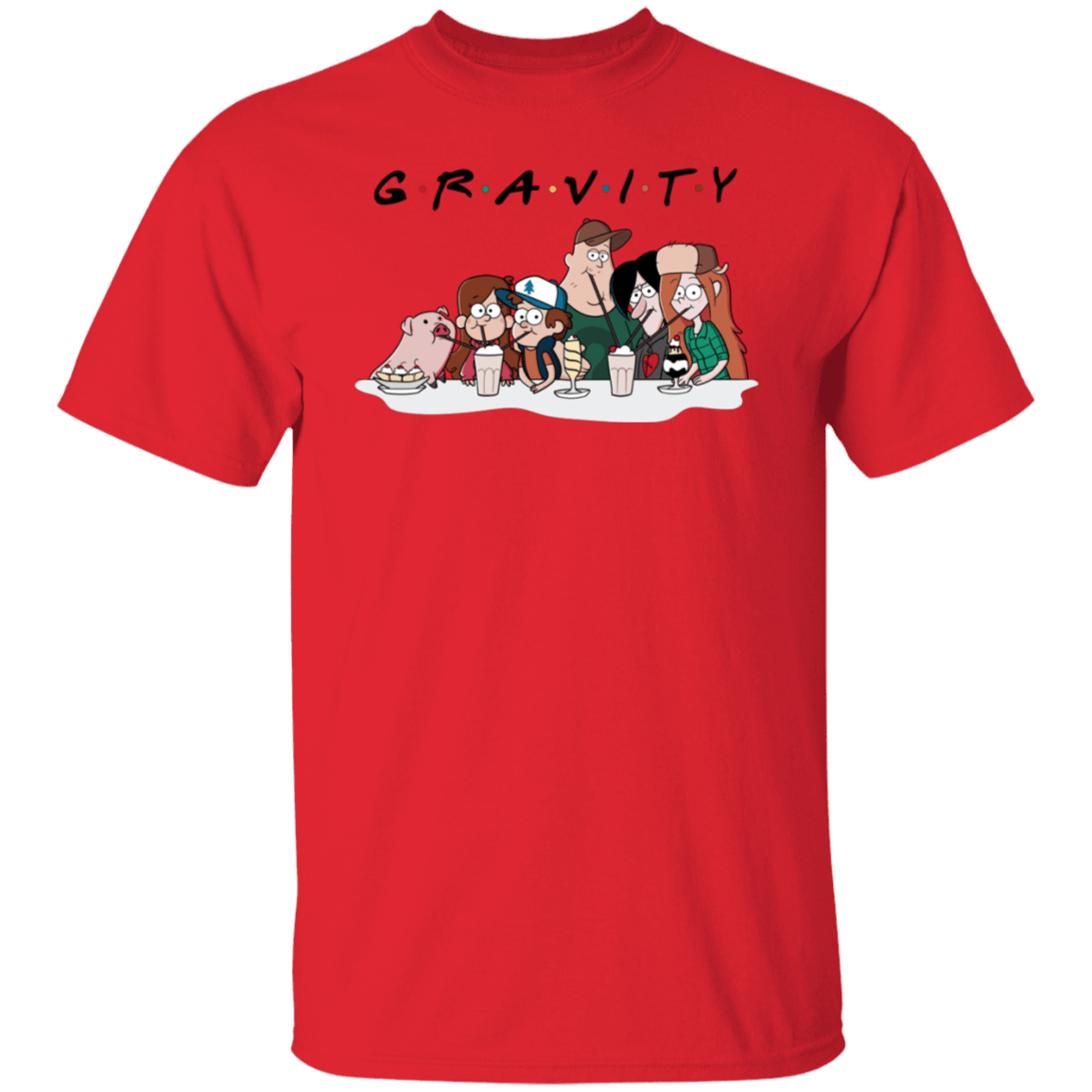 T-Shirts Red / S Gravity Friends T-Shirt