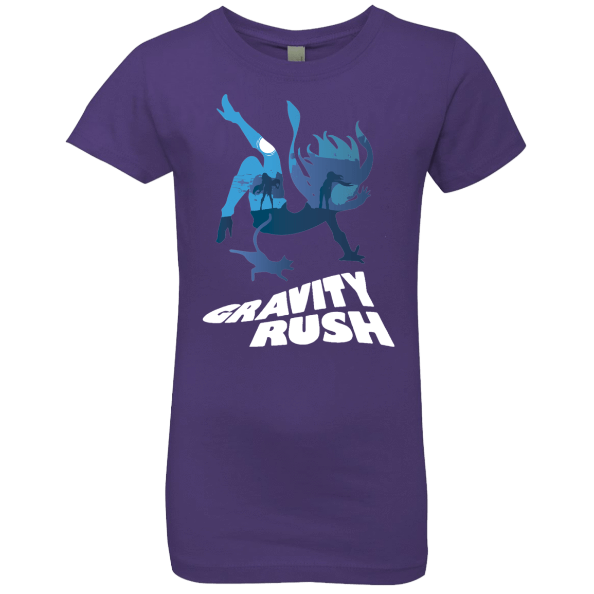 T-Shirts Purple Rush / YXS Gravity Rush Girls Premium T-Shirt