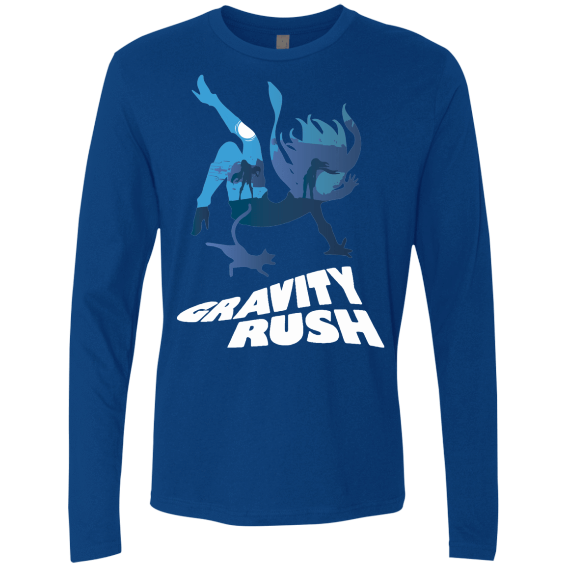 T-Shirts Royal / Small Gravity Rush Men's Premium Long Sleeve