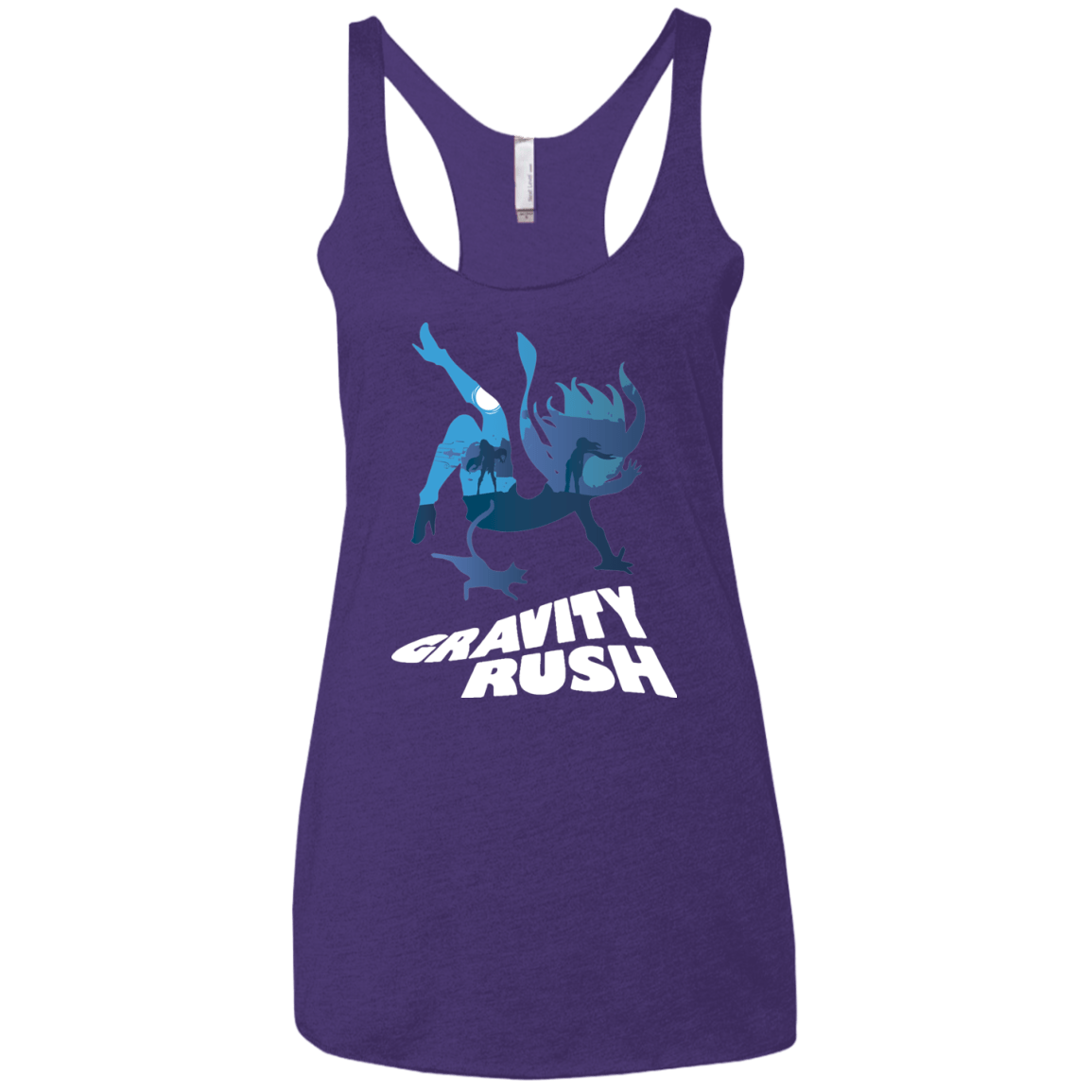 T-Shirts Purple / X-Small Gravity Rush Women's Triblend Racerback Tank