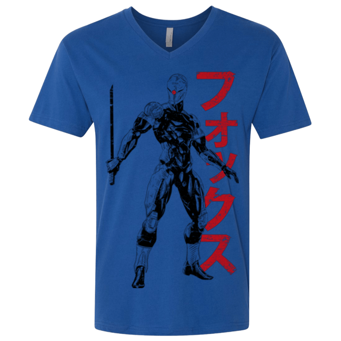 T-Shirts Royal / X-Small Gray Fox Men's Premium V-Neck