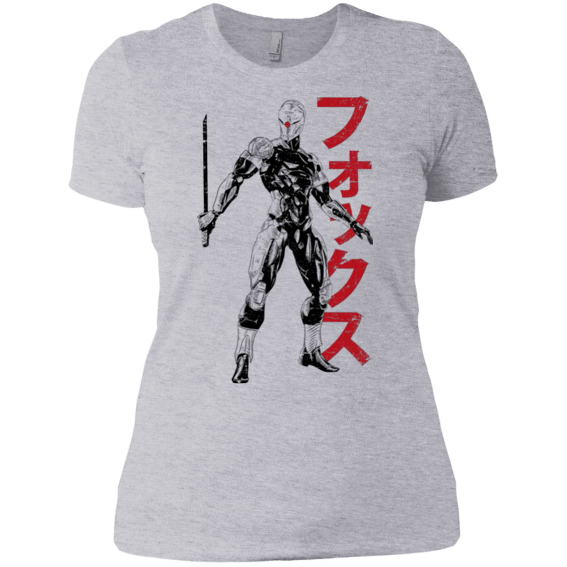 T-Shirts Heather Grey / X-Small Gray Fox Women's Premium T-Shirt