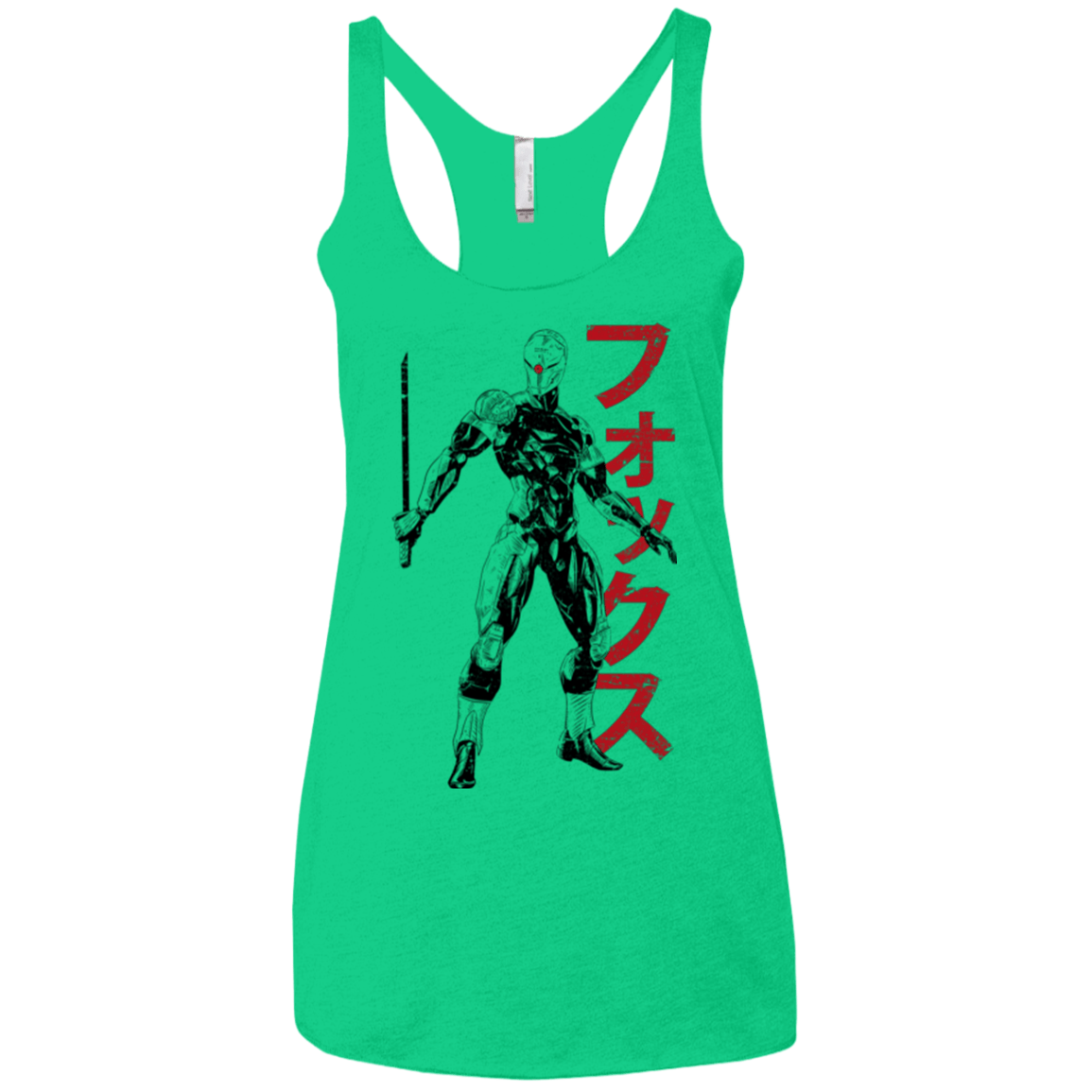 Gray Fox Women's Triblend Racerback Tank