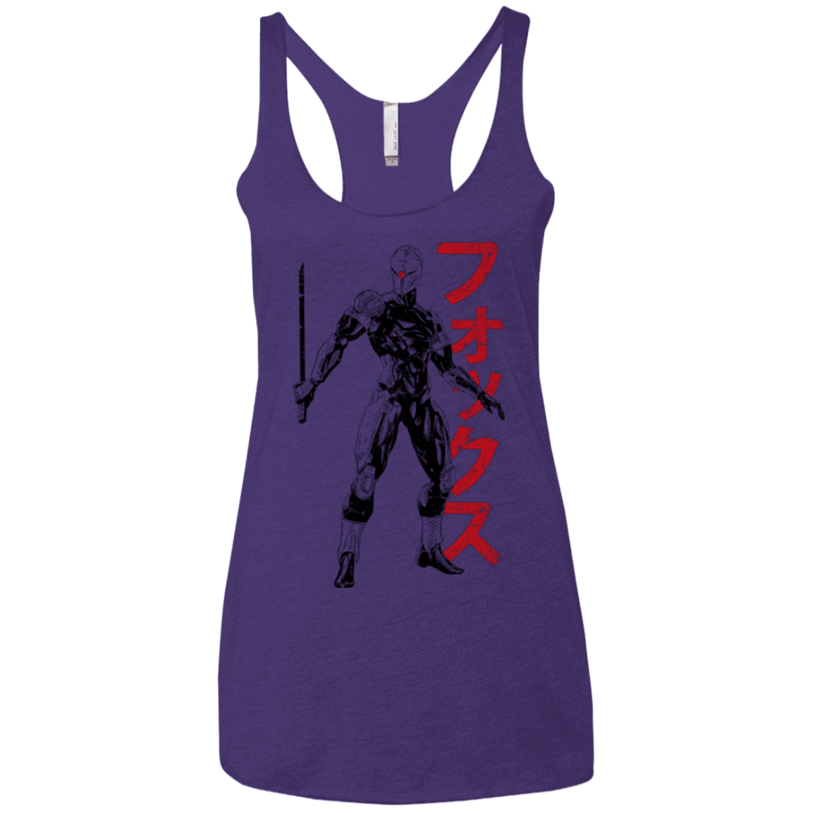 Gray Fox Women's Triblend Racerback Tank