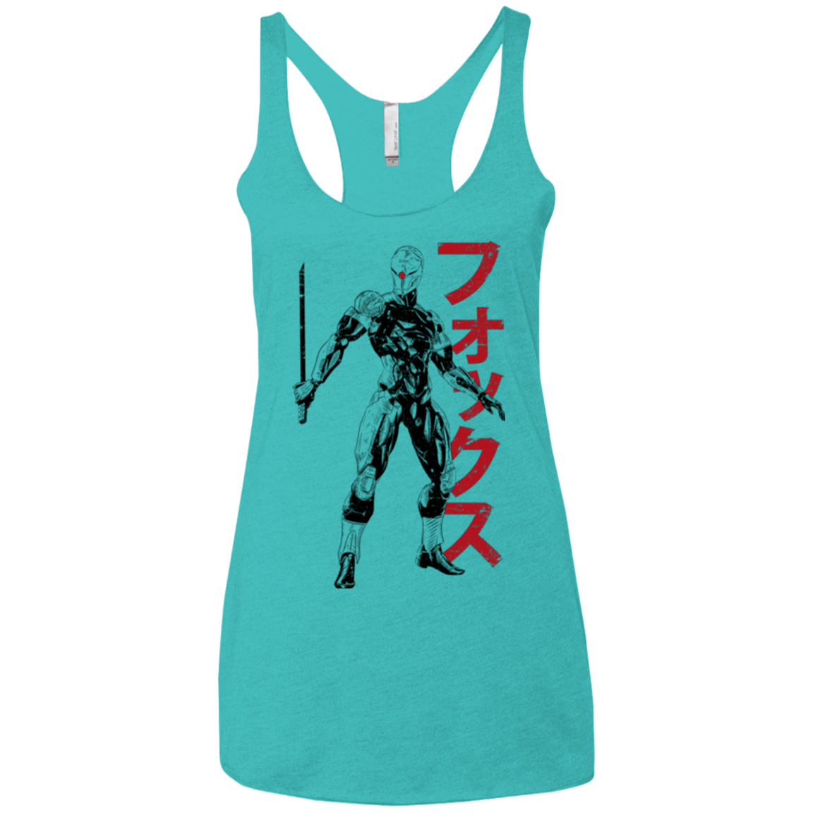 Gray Fox Women's Triblend Racerback Tank