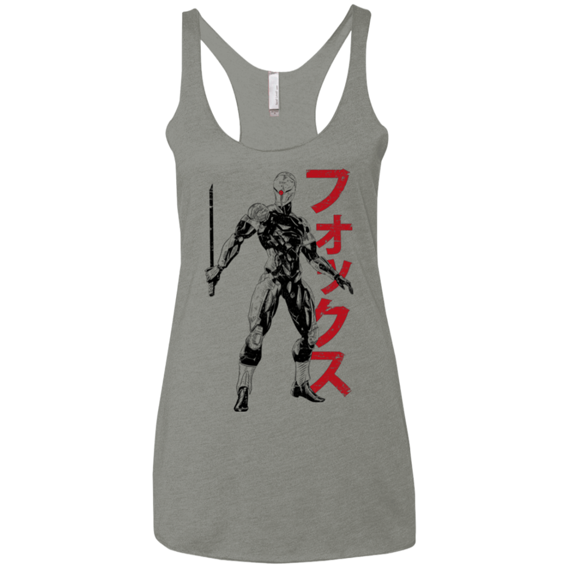 Gray Fox Women's Triblend Racerback Tank