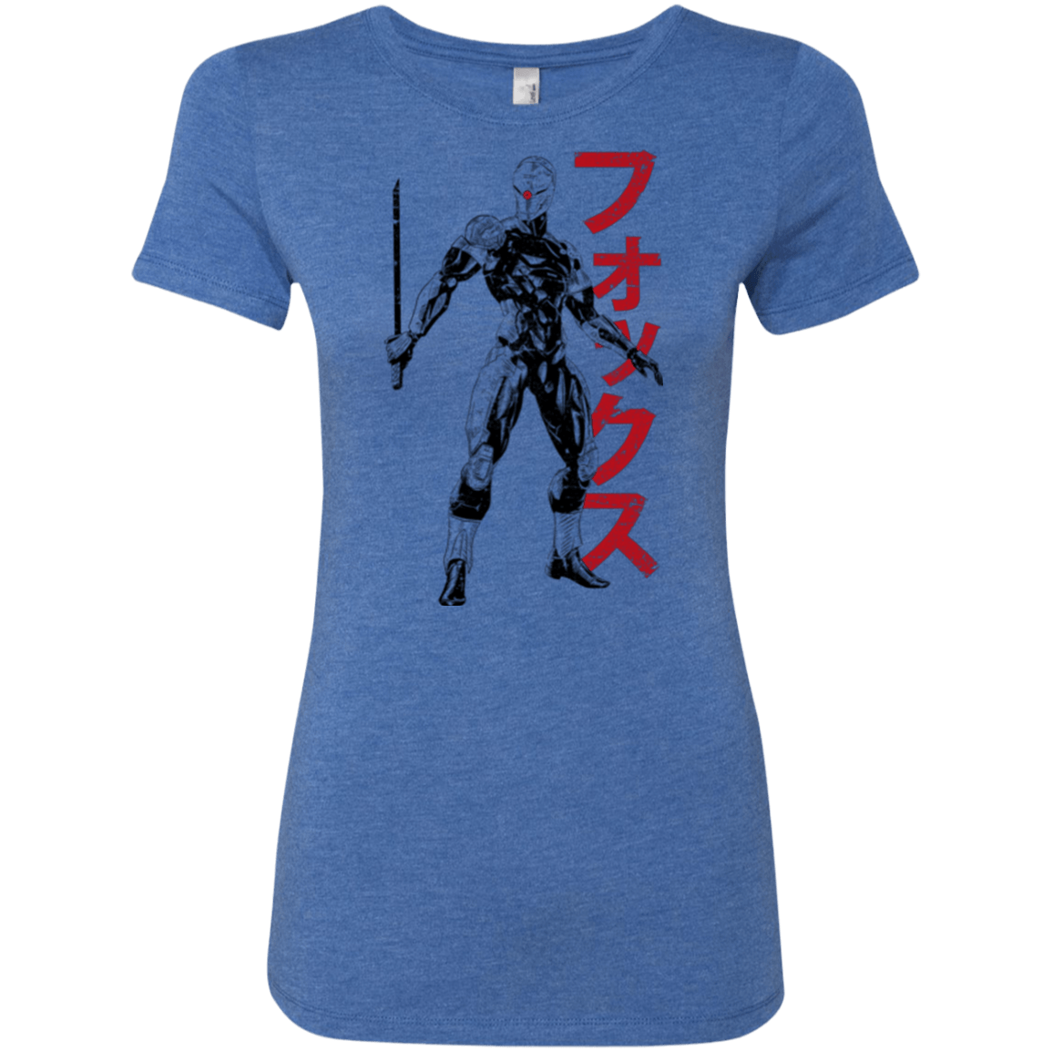 T-Shirts Vintage Royal / Small Gray Fox Women's Triblend T-Shirt