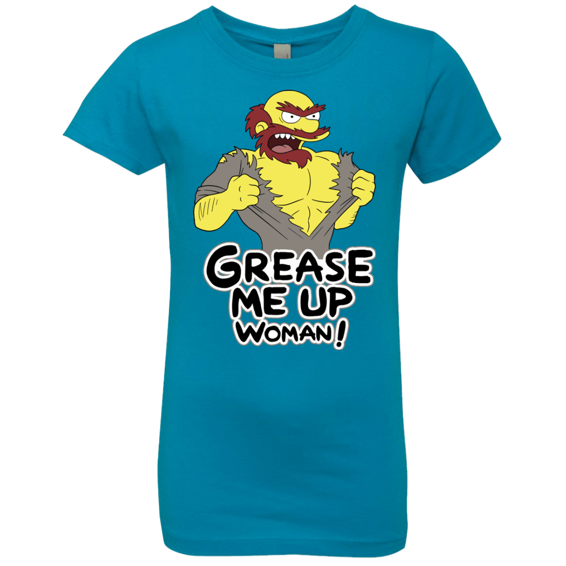 T-Shirts Turquoise / YXS Grease Me Up Girls Premium T-Shirt