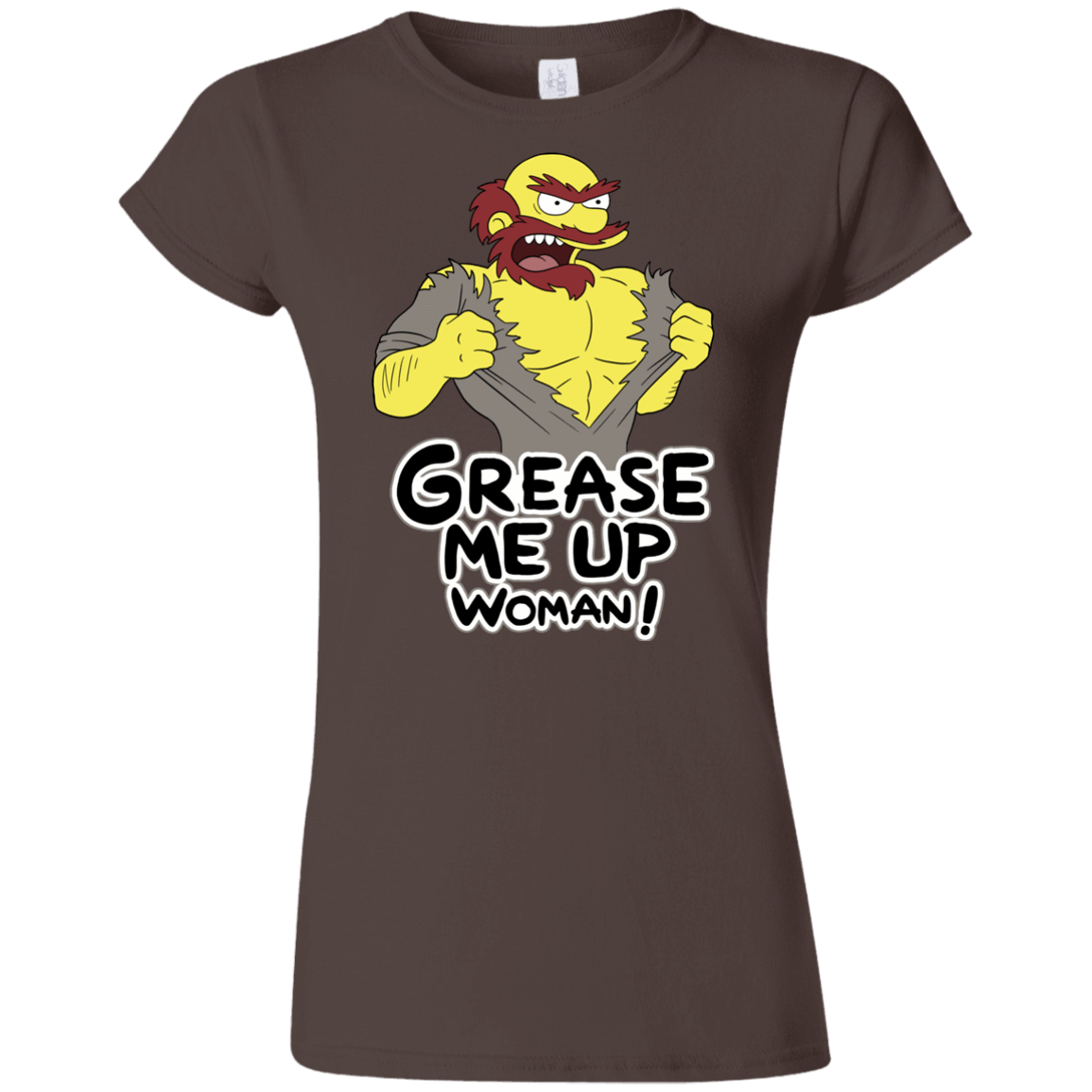 T-Shirts Dark Chocolate / S Grease Me Up Junior Slimmer-Fit T-Shirt