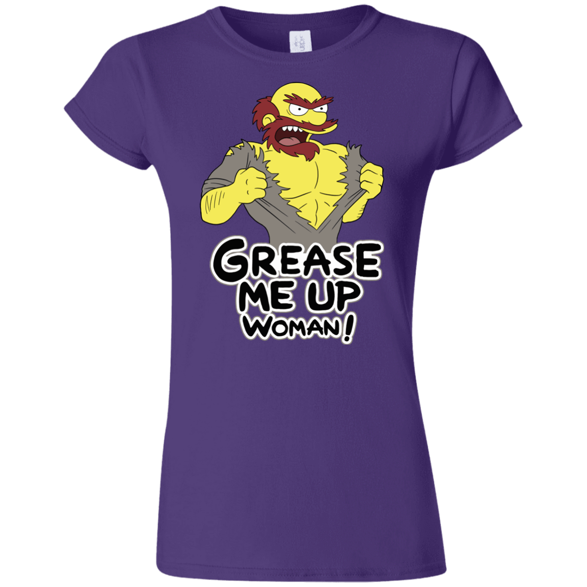 T-Shirts Purple / S Grease Me Up Junior Slimmer-Fit T-Shirt
