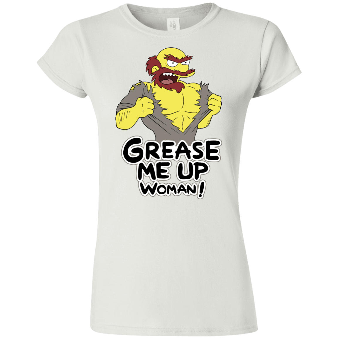 T-Shirts White / S Grease Me Up Junior Slimmer-Fit T-Shirt