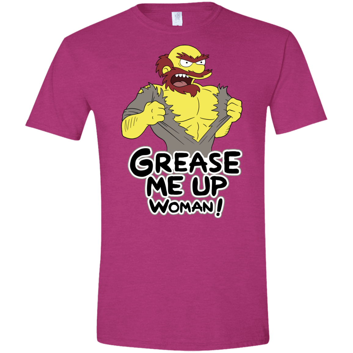 T-Shirts Antique Heliconia / S Grease Me Up Men's Semi-Fitted Softstyle